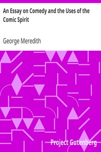 Cover of An Essay on Comedy and the Uses of the Comic Spirit