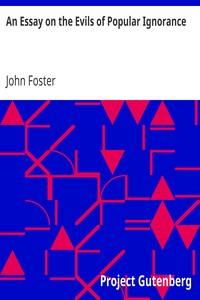 Cover of An Essay on the Evils of Popular Ignorance