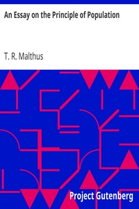 Cover of An Essay on the Principle of Population