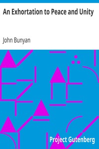 Cover of An Exhortation to Peace and Unity