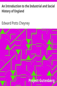 Cover of An Introduction to the Industrial and Social History of England