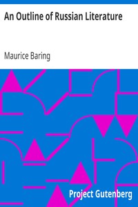 Cover of An Outline of Russian Literature