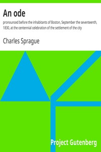 Cover of An ode