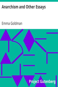 Cover of Anarchism and Other Essays