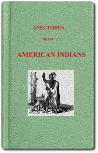 Cover of Anecdotes of the American Indians, illustrating their eccentricities of character