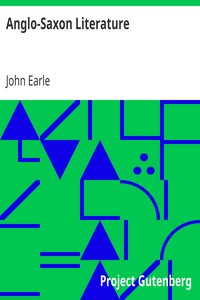 Cover of Anglo-Saxon Literature