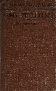 Cover of Animal intelligence Experimental studies