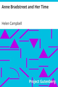 Cover of Anne Bradstreet and Her Time