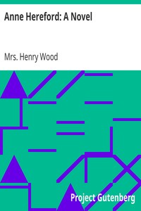 Cover of Anne Hereford A Novel