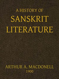 Cover of A History of Sanskrit Literature