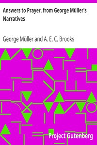 Cover of Answers to Prayer, from George Müller's Narratives