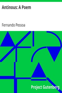 Cover of Antinous A Poem