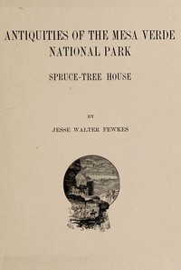 Cover of Antiquities of the Mesa Verde National Park
