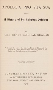 Cover of Apologia pro vita sua