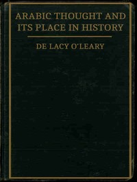 Cover of Arabic Thought and Its Place in History