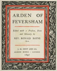 Cover of Arden of Feversham