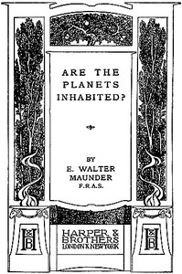Cover of Are the Planets Inhabited