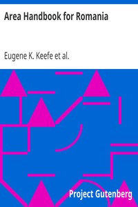 Cover of Area Handbook for Romania