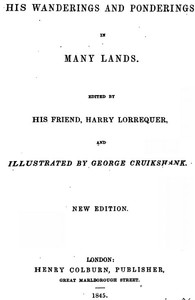 Cover of Arthur O'Leary His Wanderings And Ponderings In Many Lands
