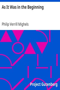 Cover of As It Was in the Beginning