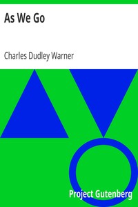 Cover of As We Go