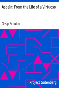 Cover of Asbeïn From the Life of a Virtuoso