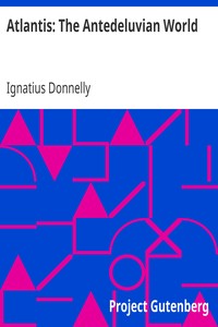 Cover of Atlantis The Antedeluvian World