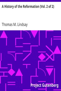 Cover of A History of the Reformation (Vol. 2 of 2)