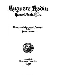 Cover of Auguste Rodin