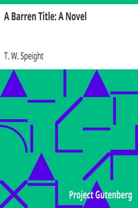 Cover of A Barren Title A Novel