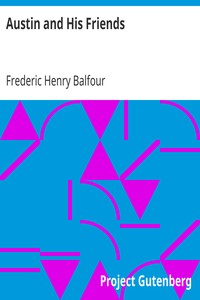 Cover of Austin and His Friends