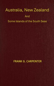 Cover of Australia, New Zealand and some islands of the South seas
