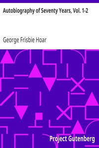 Cover of Autobiography of Seventy Years, Vol. 1-2