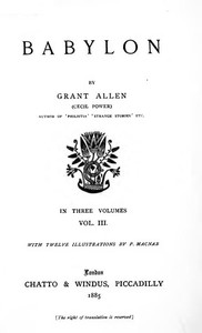 Cover of Babylon, Volume 3