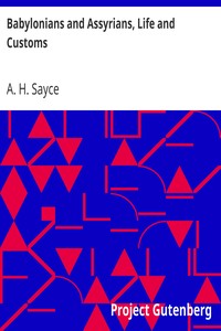 Cover of Babylonians and Assyrians, Life and Customs