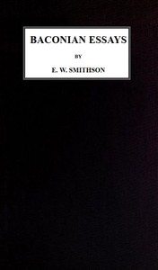 Cover of Baconian Essays