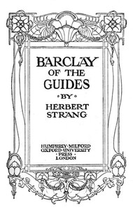Cover of Barclay of the Guides
