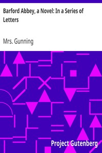 Cover of Barford Abbey, a Novel In a Series of Letters