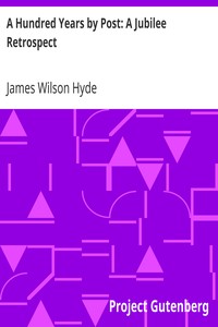 Cover of A Hundred Years by Post A Jubilee Retrospect