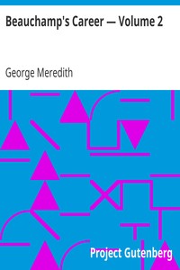 Cover of Beauchamp's Career — Volume 2