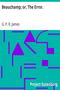 Cover of Beauchamp; or, The Error