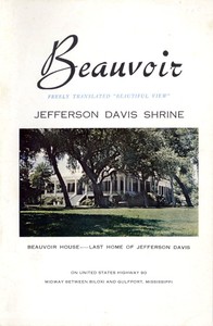 Cover of Beauvoir Jefferson Davis Shrine