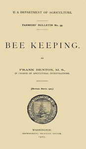 Cover of Bee Keeping
