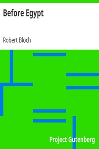 Cover of Before Egypt