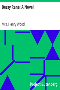Cover of Bessy Rane A Novel