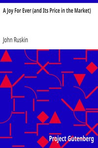 Cover of A Joy For Ever (and Its Price in the Market)