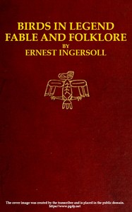 Cover of Birds in Legend, Fable and Folklore