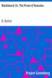 Cover of Blackbeard; Or, The Pirate of Roanoke