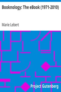 Cover of Booknology The eBook (1971-2010)