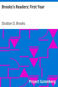 Cover of Brooks's Readers First Year